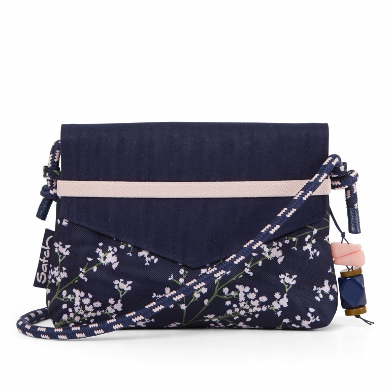 Tasche Clutch Girlsbag Bloomy Breeze, Farbe: blau/petrol, Marke: Satch, EAN: 4057081072811, Abmessungen in cm: 18x14x4, Bild 1 von 6