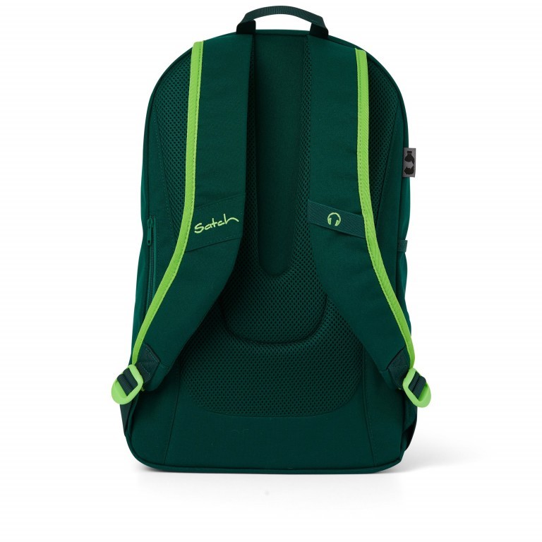 Rucksack Fly Get Lost, Farbe: grün/oliv, Marke: Satch, EAN: 4057081073566, Abmessungen in cm: 29x45x15, Bild 5 von 9