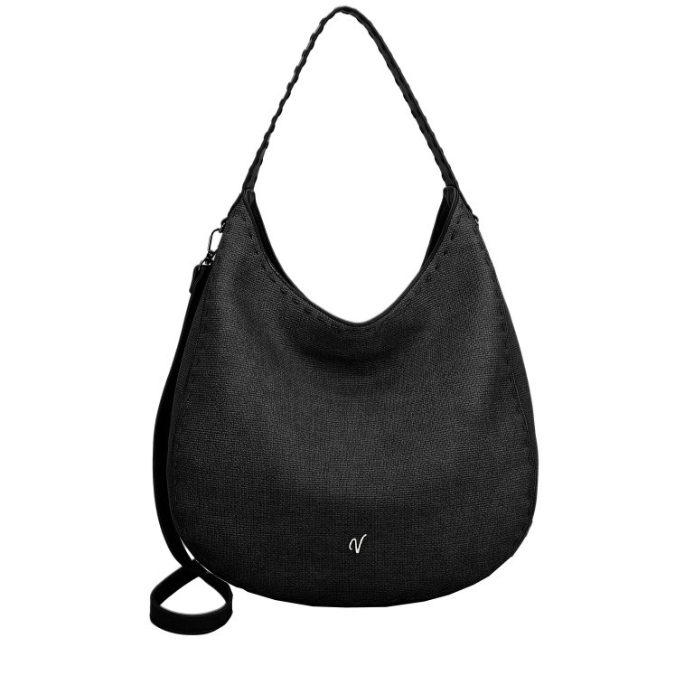 Beuteltasche Annabelle Schwarz, Farbe: schwarz, Marke: Vleder Bag, EAN: 4260648151793, Abmessungen in cm: 35x38x9.5, Bild 1 von 3