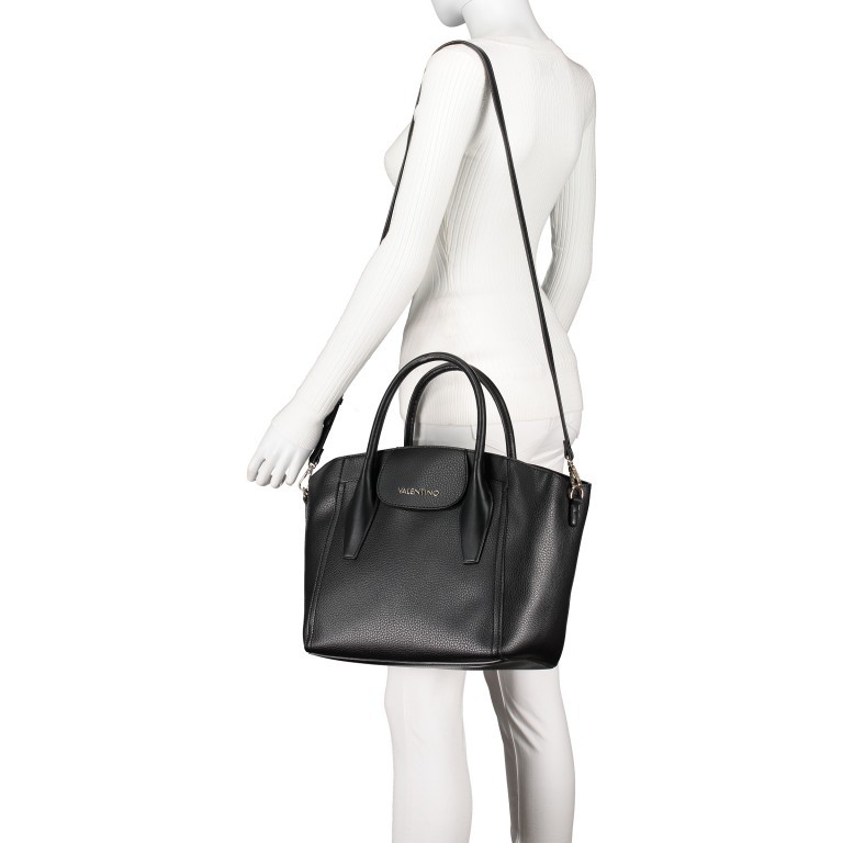 Handtasche Vanvitella Nero, Farbe: schwarz, Marke: Valentino Bags, EAN: 8058043227108, Abmessungen in cm: 31x28x16, Bild 5 von 8