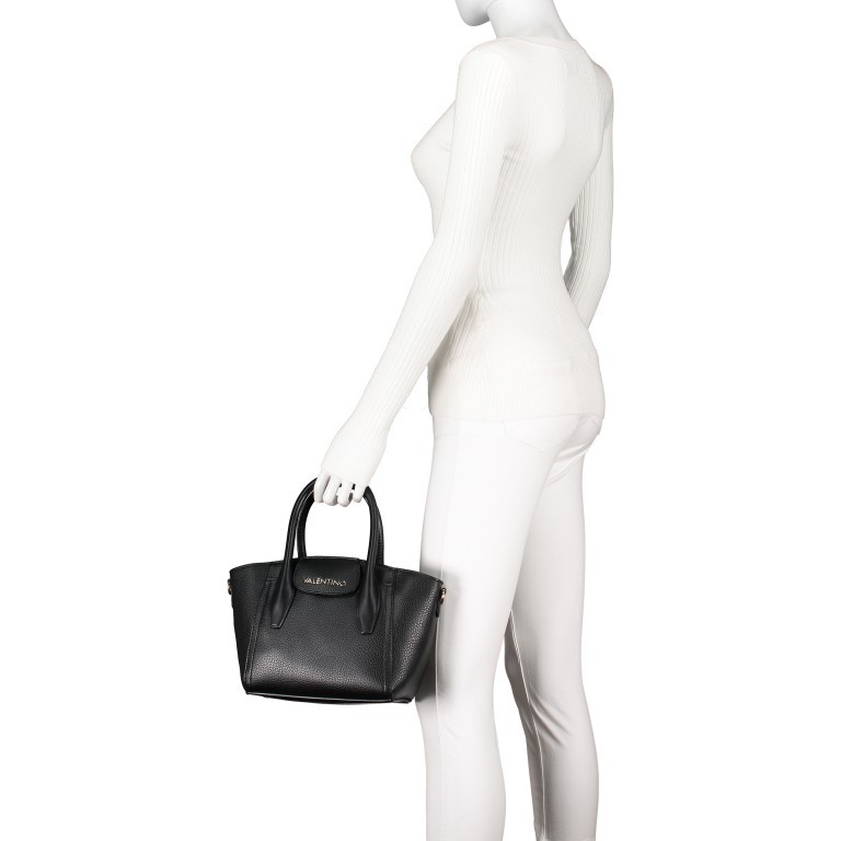 Handtasche Vanvitella Nero, Farbe: schwarz, Marke: Valentino Bags, EAN: 8058043227139, Abmessungen in cm: 22x21x12, Bild 4 von 8