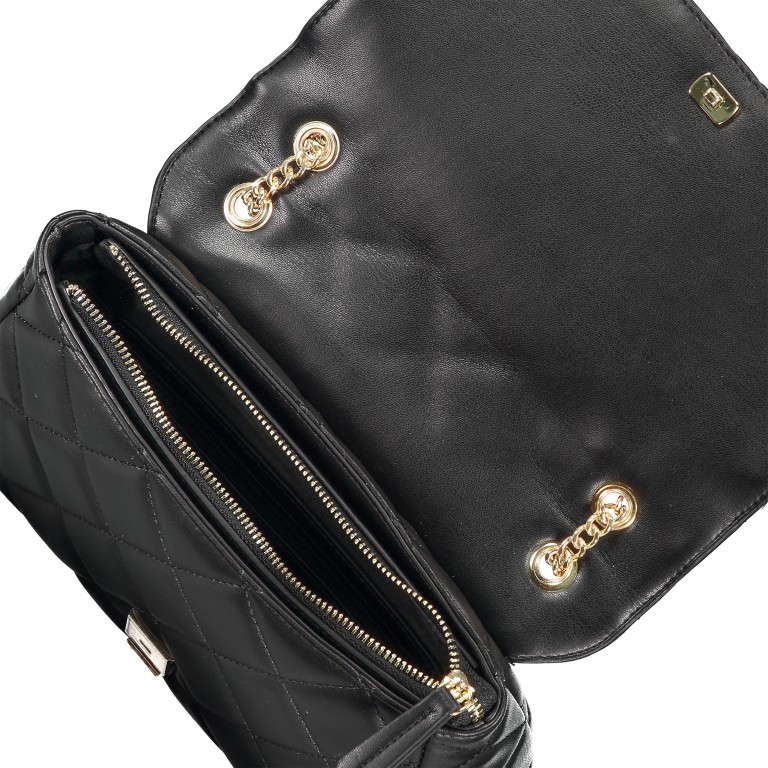 Umhängetasche Ocarina Nero, Farbe: schwarz, Marke: Valentino Bags, EAN: 8054942227539, Abmessungen in cm: 26x18x9, Bild 7 von 9