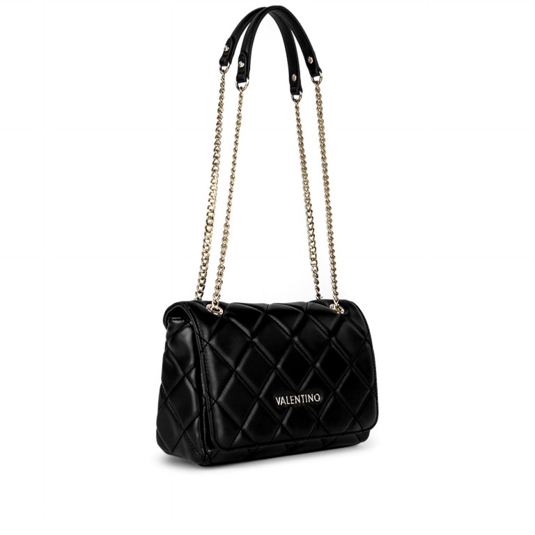 Umhängetasche Ocarina Nero, Farbe: schwarz, Marke: Valentino Bags, EAN: 8054942227539, Abmessungen in cm: 26x18x9, Bild 2 von 7
