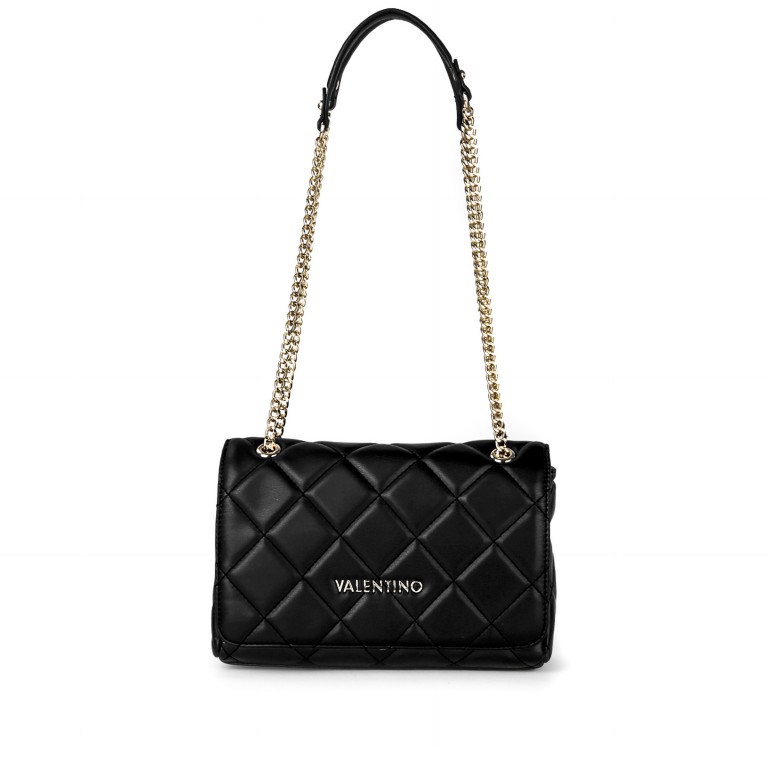 Umhängetasche Ocarina Nero, Farbe: schwarz, Marke: Valentino Bags, EAN: 8054942227539, Abmessungen in cm: 26x18x9, Bild 1 von 7