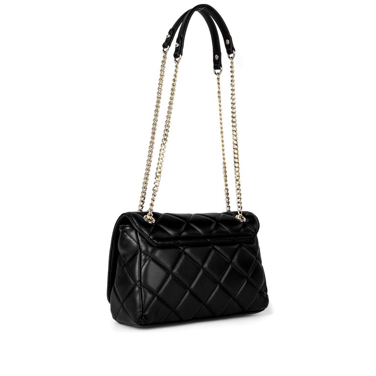 Umhängetasche Ocarina Nero, Farbe: schwarz, Marke: Valentino Bags, EAN: 8054942227539, Abmessungen in cm: 26x18x9, Bild 3 von 7