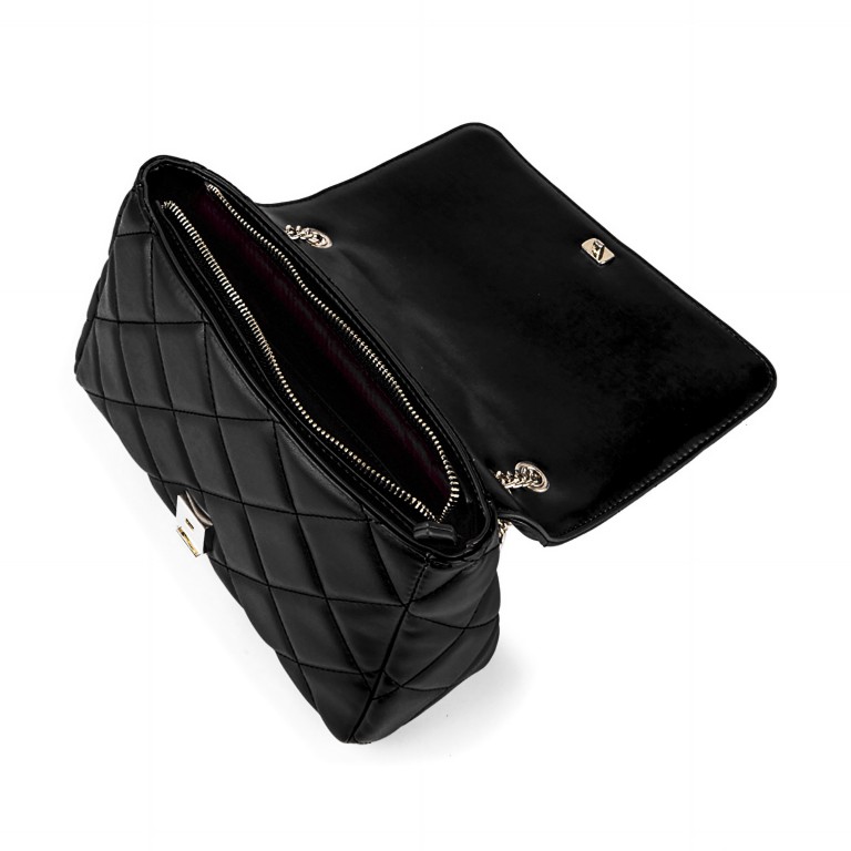 Umhängetasche Ocarina Nero, Farbe: schwarz, Marke: Valentino Bags, EAN: 8054942227539, Abmessungen in cm: 26x18x9, Bild 7 von 7