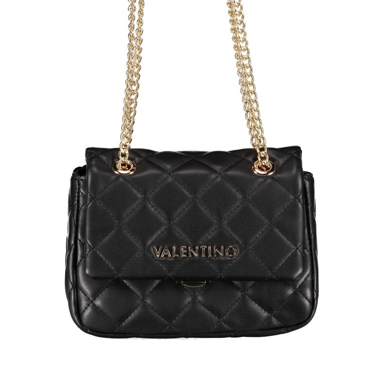 Umhängetasche Ocarina Nero, Farbe: schwarz, Marke: Valentino Bags, EAN: 8054942227607, Abmessungen in cm: 20x15x7, Bild 1 von 7