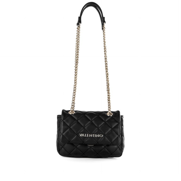 Umhängetasche Ocarina Nero, Farbe: schwarz, Marke: Valentino Bags, EAN: 8054942227607, Abmessungen in cm: 20x15x7, Bild 1 von 8