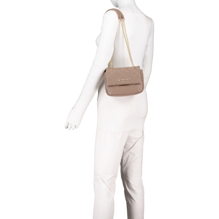 Umhängetasche Ocarina Taupe, Farbe: taupe/khaki, Marke: Valentino Bags, EAN: 8052790908907, Abmessungen in cm: 20x15x7, Bild 5 von 8