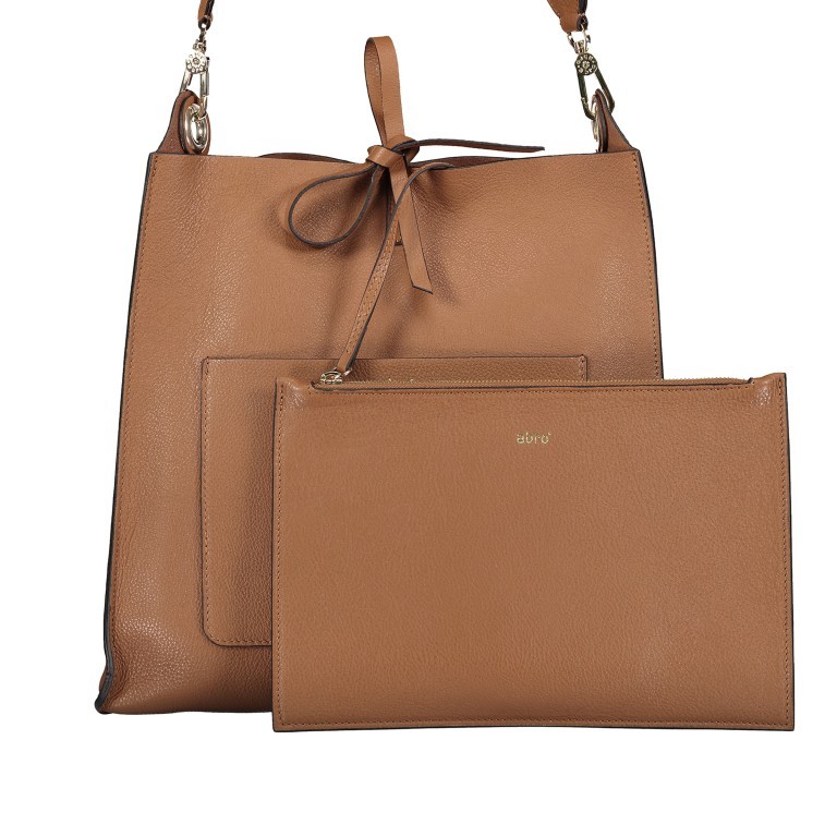 Umhängetasche Dalia Raquel Cognac, Farbe: cognac, Marke: Abro, EAN: 4061724439176, Abmessungen in cm: 33x32x8.5, Bild 6 von 7