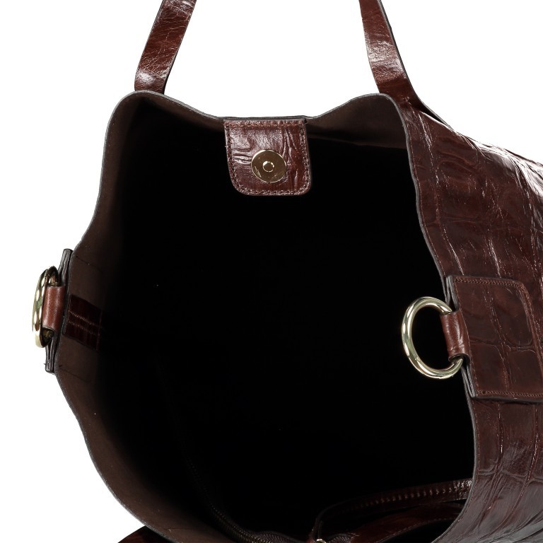 Handtasche Julie Cognac, Farbe: cognac, Marke: Abro, EAN: 4061724290821, Abmessungen in cm: 27x34x13, Bild 6 von 8