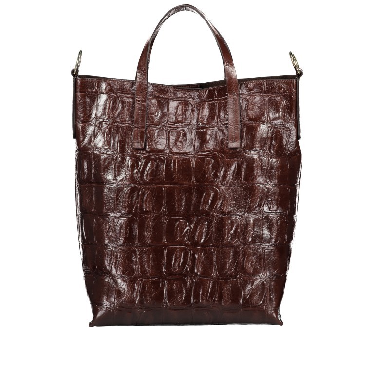 Handtasche Julie Dark Brown, Farbe: braun, Marke: Abro, EAN: 4061724290838, Abmessungen in cm: 27x34x13, Bild 3 von 8