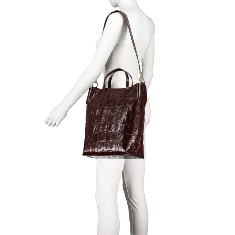 Handtasche Julie Dark Brown, Farbe: braun, Marke: Abro, EAN: 4061724290838, Abmessungen in cm: 27x34x13, Bild 5 von 8