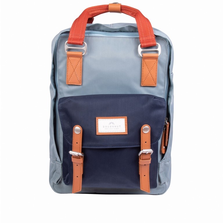 Rucksack Macaroon Volumen 16 Liter Washed Denim Nautical, Farbe: blau/petrol, Marke: Doughnut, EAN: 4895222505008, Abmessungen in cm: 27x38x13, Bild 1 von 14