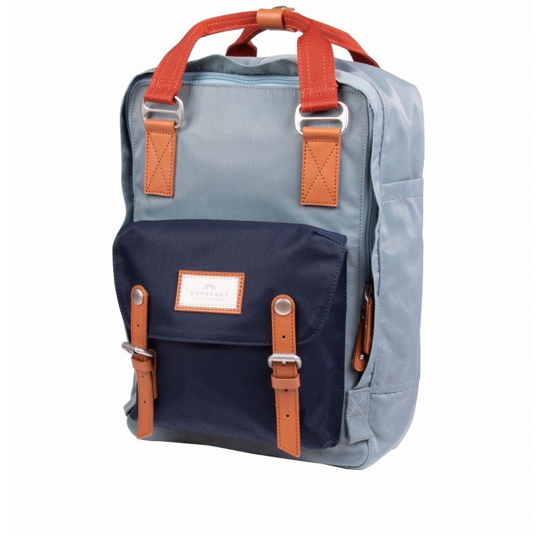 Rucksack Macaroon Volumen 16 Liter Washed Denim Nautical, Farbe: blau/petrol, Marke: Doughnut, EAN: 4895222505008, Abmessungen in cm: 27x38x13, Bild 2 von 14