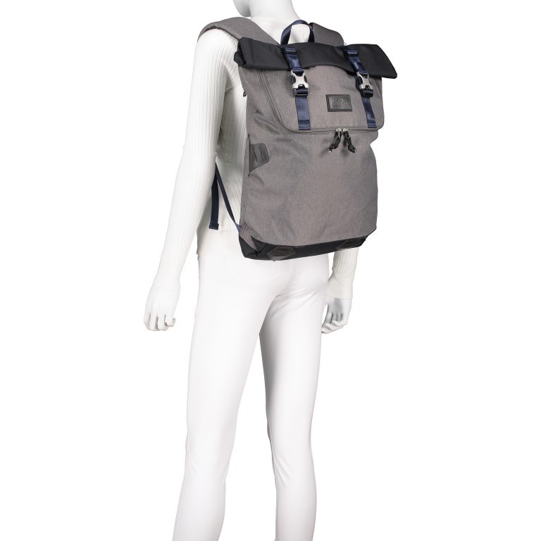 Rucksack Christopher Volumen 18 Liter Charcoal Nautical, Farbe: grau, Marke: Doughnut, EAN: 4895222505565, Abmessungen in cm: 32x45x12.5, Bild 4 von 10