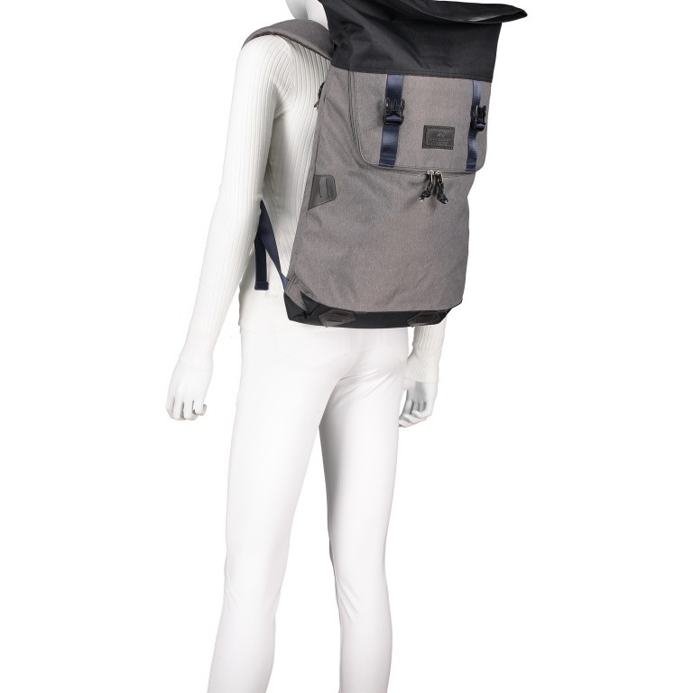 Rucksack Christopher Volumen 18 Liter Charcoal Nautical, Farbe: grau, Marke: Doughnut, EAN: 4895222505565, Abmessungen in cm: 32x45x12.5, Bild 5 von 10