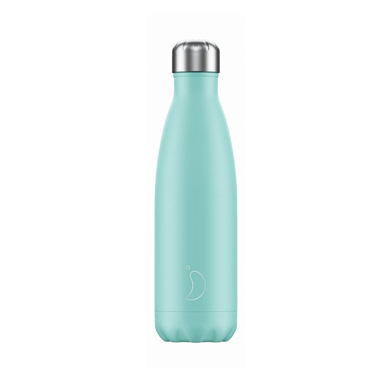 Trinkflasche Pastell Volumen 500 ml Mint, Farbe: grün/oliv, Marke: Chilly's Bottles, EAN: 5056243500444, Bild 1 von 1