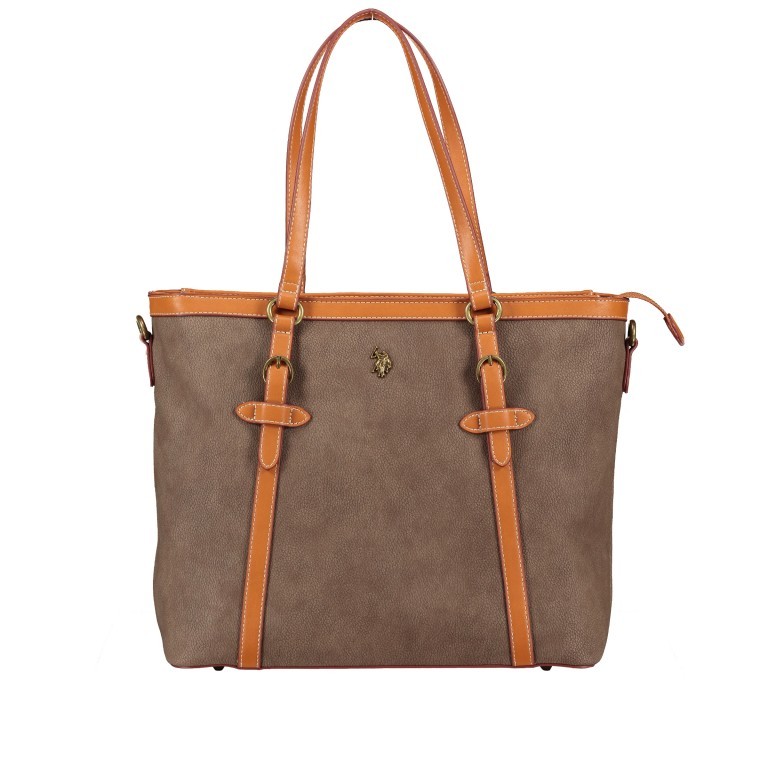 Shopper Houston Taupe, Farbe: taupe/khaki, Marke: U.S. Polo Assn., EAN: 8052792838899, Bild 1 von 8