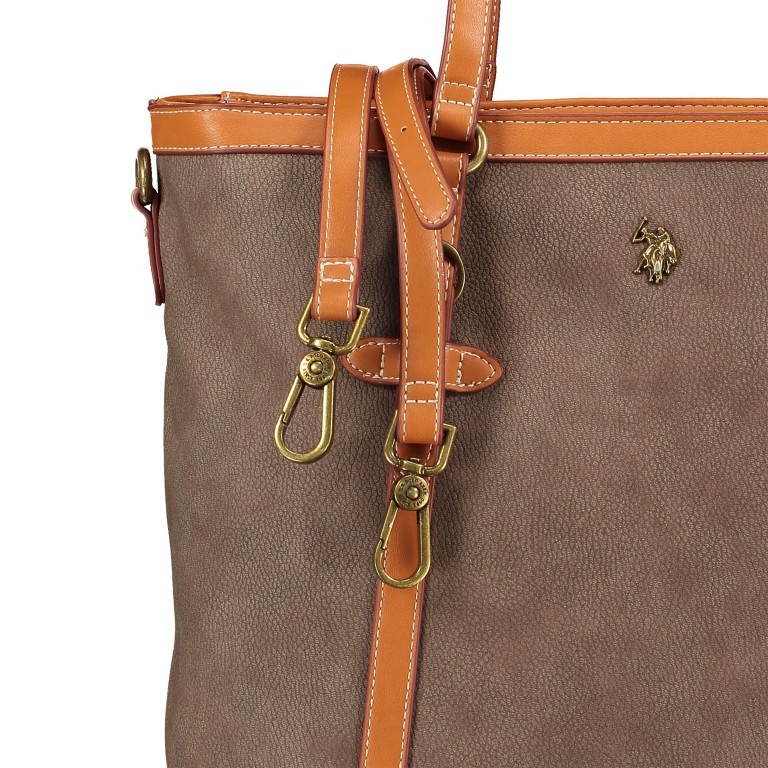 Shopper Houston Taupe, Farbe: taupe/khaki, Marke: U.S. Polo Assn., EAN: 8052792838899, Bild 8 von 8
