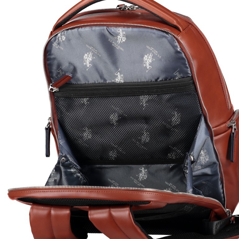 Rucksack Cambridge mit Laptopfach 13 Zoll Black, Farbe: schwarz, Marke: U.S. Polo Assn., EAN: 8052792843466, Abmessungen in cm: 30x43x15, Bild 7 von 9