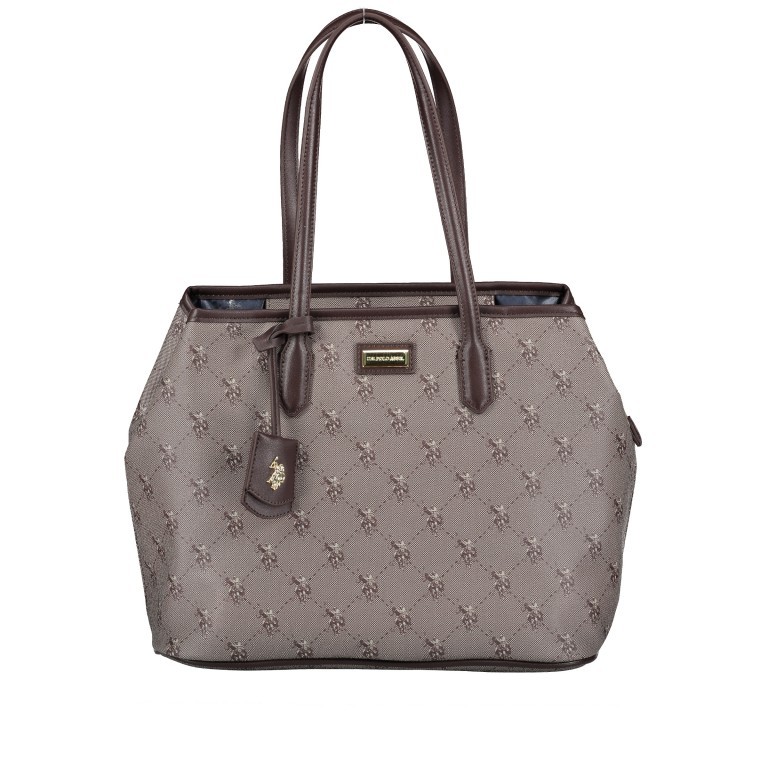 Shopper Hampton M Brown Brown, Farbe: braun, Marke: U.S. Polo Assn., EAN: 8052792862788, Abmessungen in cm: 35x29x18, Bild 1 von 6