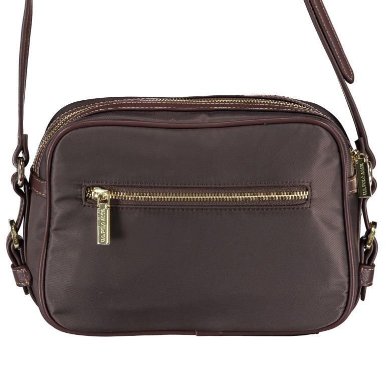 Umhängetasche Houston Dark Brown, Farbe: braun, Marke: U.S. Polo Assn., EAN: 8052792837632, Abmessungen in cm: 24x18x8, Bild 3 von 6