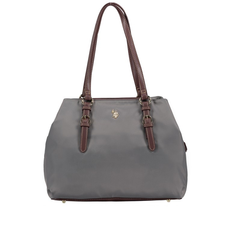 Shopper Houston Grey, Farbe: grau, Marke: U.S. Polo Assn., EAN: 8052792837908, Abmessungen in cm: 32x24x15, Bild 1 von 9
