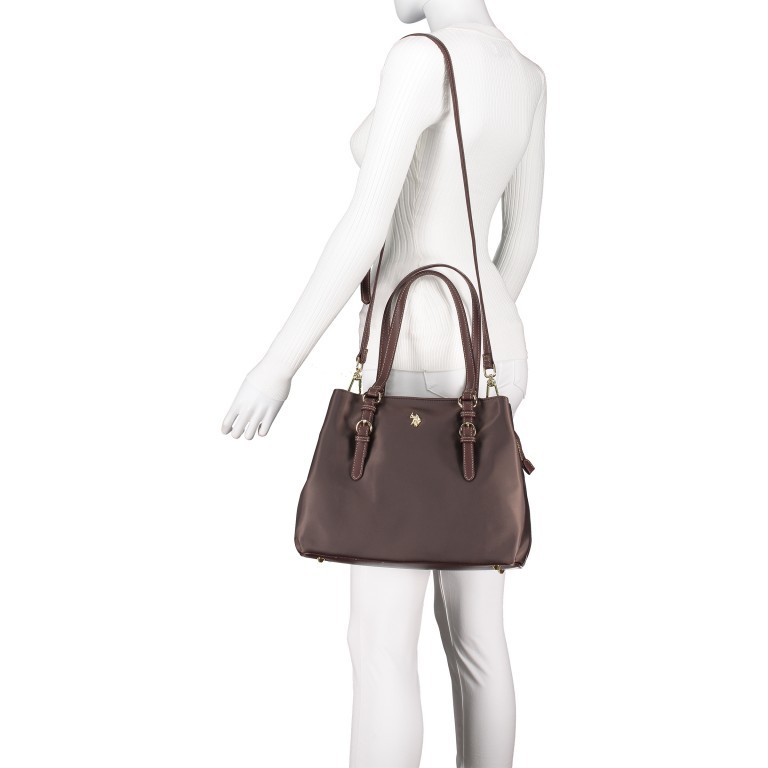 Shopper Houston Grey, Farbe: grau, Marke: U.S. Polo Assn., EAN: 8052792837908, Abmessungen in cm: 32x24x15, Bild 6 von 9