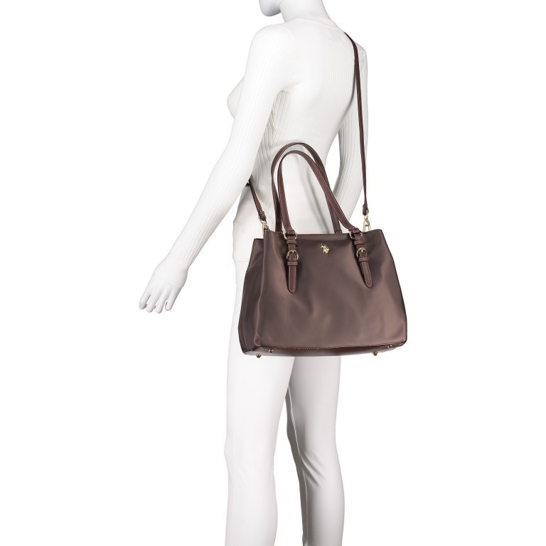 Shopper Houston Grey, Farbe: grau, Marke: U.S. Polo Assn., EAN: 8052792837908, Abmessungen in cm: 32x24x15, Bild 7 von 9