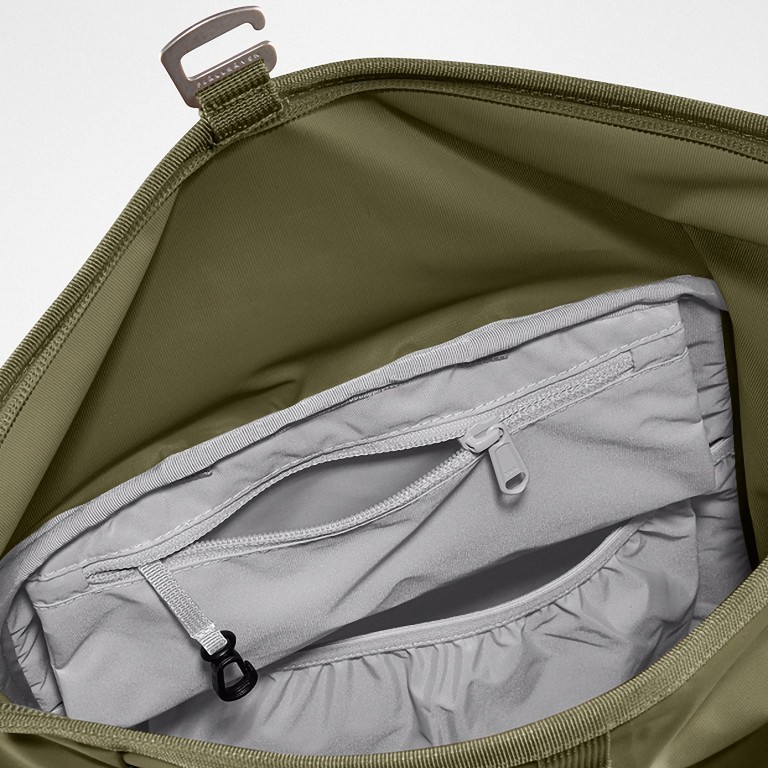 Rucksack High Coast Foldsack Volumen 24 Liter Green, Farbe: taupe/khaki, Marke: Fjällräven, EAN: 7323450598198, Abmessungen in cm: 26x45x20, Bild 8 von 12