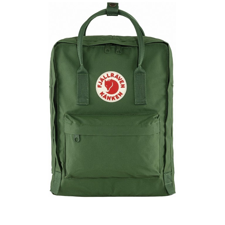 Rucksack Kånken Spruce Green, Farbe: grün/oliv, Marke: Fjällräven, EAN: 7323450643164, Abmessungen in cm: 27x38x13, Bild 1 von 15