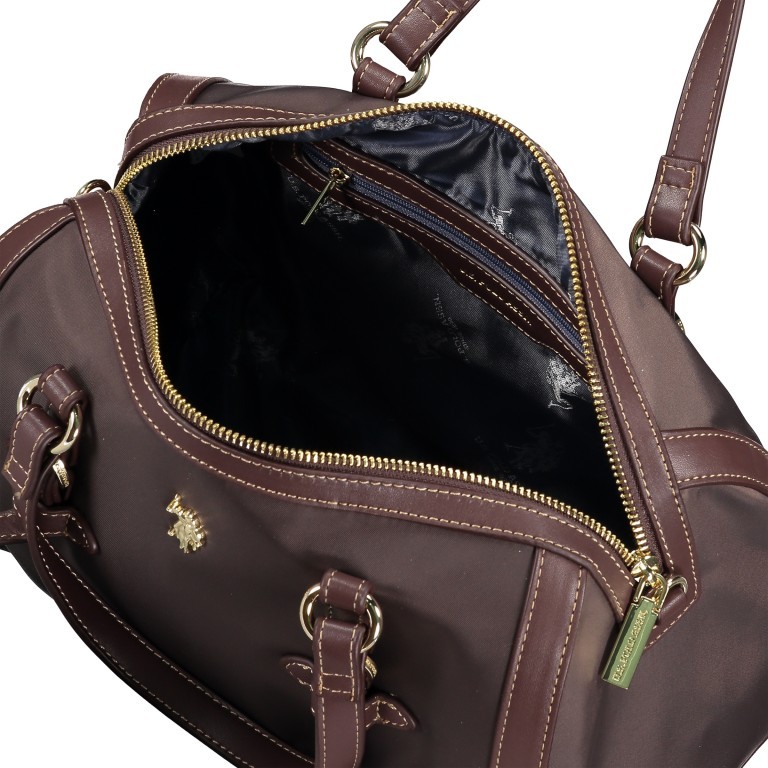 Handtasche Houston Black, Farbe: schwarz, Marke: U.S. Polo Assn., EAN: 8052792838431, Abmessungen in cm: 29x20x16, Bild 7 von 8