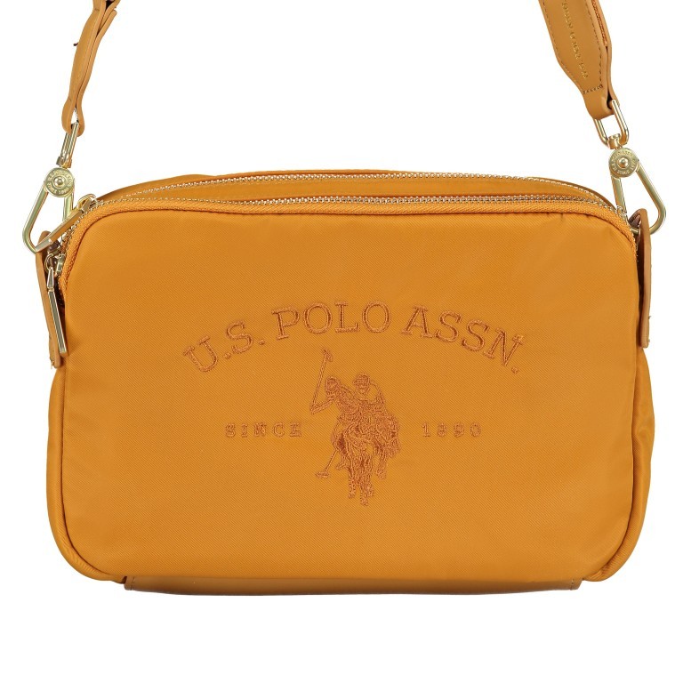 Umhängetasche Springfield Yellow, Farbe: gelb, Marke: U.S. Polo Assn., EAN: 8052792841455, Abmessungen in cm: 25.5x17x7.5, Bild 1 von 6