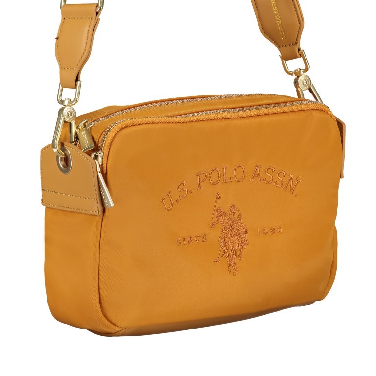 Umhängetasche Springfield Yellow, Farbe: gelb, Marke: U.S. Polo Assn., EAN: 8052792841455, Abmessungen in cm: 25.5x17x7.5, Bild 2 von 6