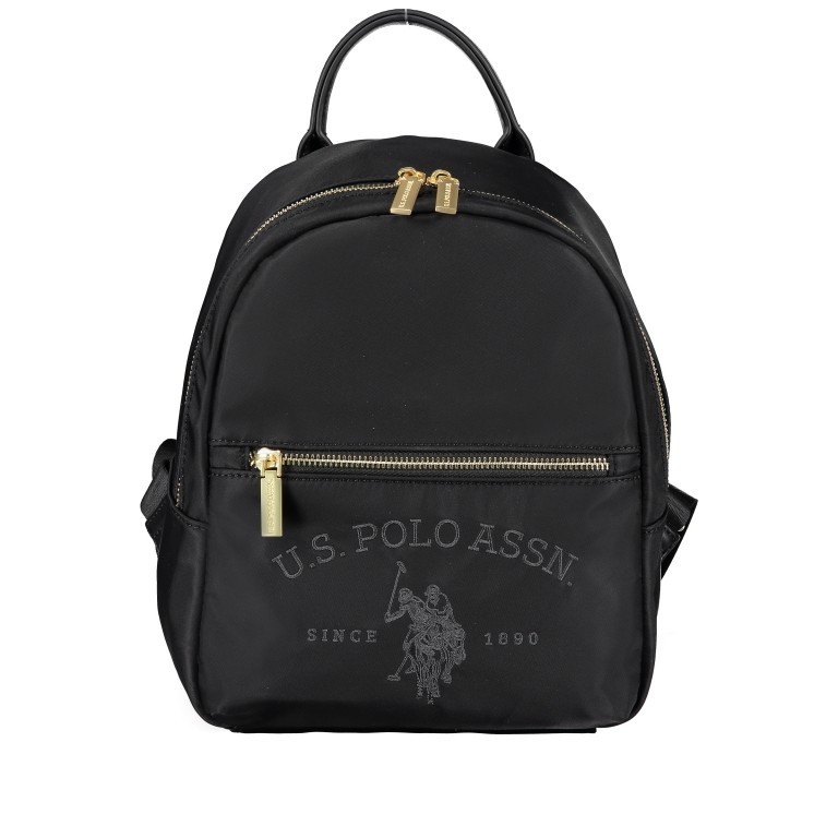 Rucksack Springfield Black, Farbe: schwarz, Marke: U.S. Polo Assn., EAN: 8052792841660, Abmessungen in cm: 22x26x10, Bild 1 von 6