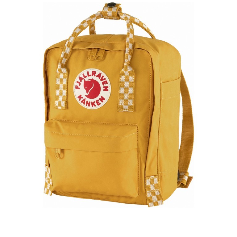 Rucksack Kånken Mini Fog Striped, Farbe: grau, Marke: Fjällräven, EAN: 7323450405670, Abmessungen in cm: 20x29x13, Bild 2 von 15