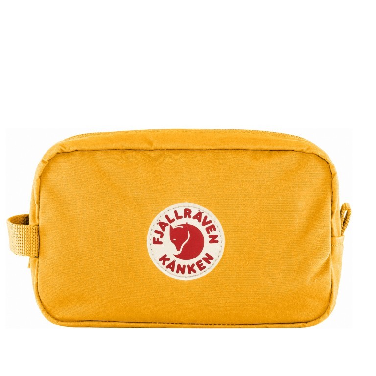 Kosmetiktasche Kånken Gear Bag Warm Yellow, Farbe: gelb, Marke: Fjällräven, EAN: 7323450634940, Abmessungen in cm: 19.5x12x6.5, Bild 1 von 4