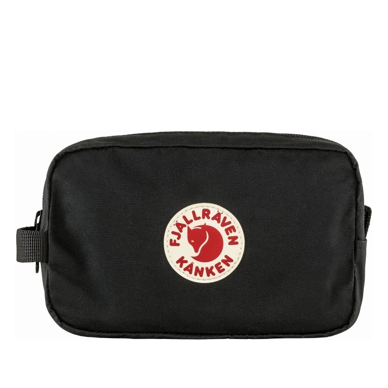 Kosmetiktasche Kånken Gear Bag Black, Farbe: schwarz, Marke: Fjällräven, EAN: 7323450634964, Abmessungen in cm: 19.5x12x6.5, Bild 1 von 4