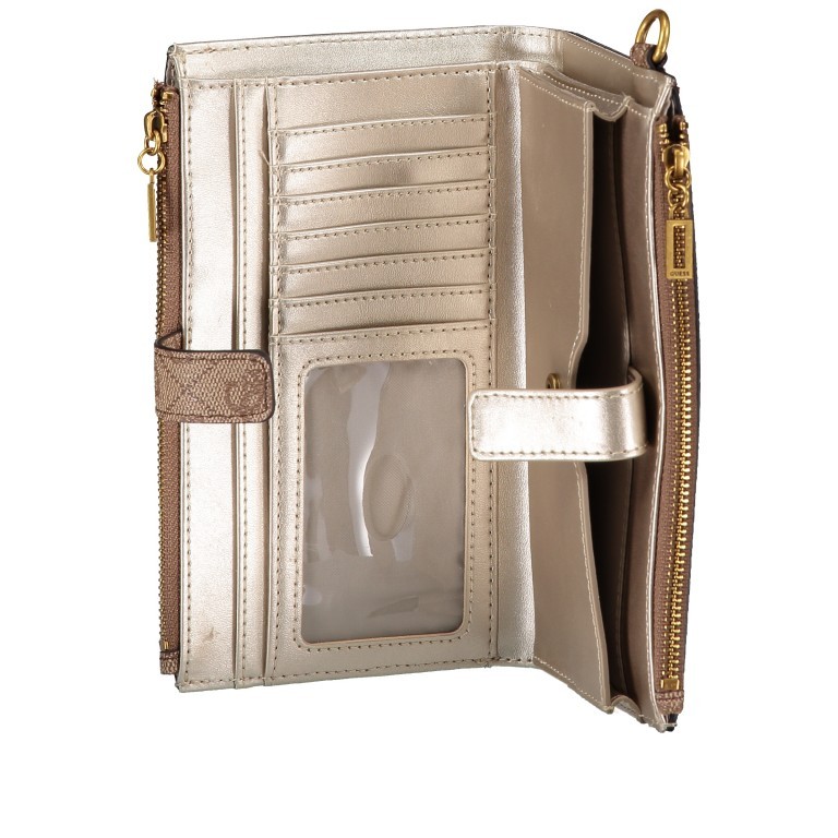 Geldbörse Latte, Farbe: braun, Marke: Guess, EAN: 0190231409861, Abmessungen in cm: 18.5x11x2, Bild 5 von 6