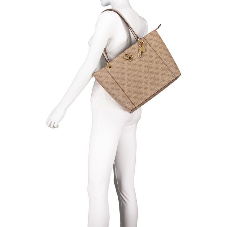 Shopper Noelle Elite Latte, Farbe: braun, Marke: Guess, EAN: 0190231473268, Abmessungen in cm: 31.5x27.5x12, Bild 4 von 5