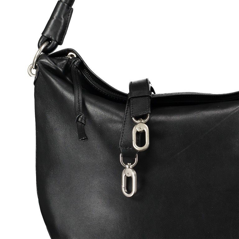 Beuteltasche Basic Lova Hobo Black, Farbe: schwarz, Marke: Liebeskind Berlin, EAN: 4058629148173, Abmessungen in cm: 36x34x2, Bild 7 von 7