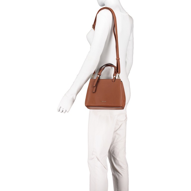 Handtasche Brooke Cognac, Farbe: cognac, Marke: Tamaris, EAN: 4063512018273, Abmessungen in cm: 24x18x12, Bild 5 von 9