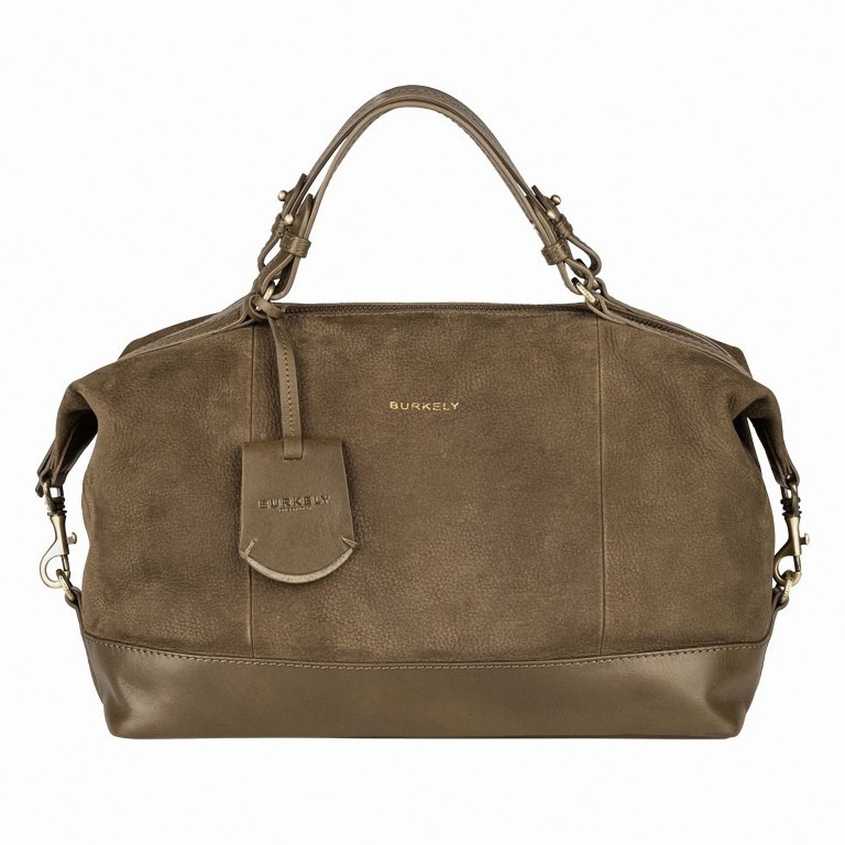 Shopper Soul Skye 1000004-69 Green, Farbe: grün/oliv, Marke: Burkely, EAN: 8717128031572, Abmessungen in cm: 33x22x12, Bild 1 von 6