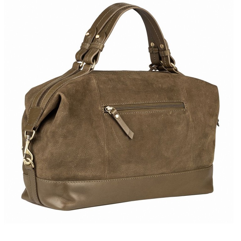 Shopper Soul Skye 1000004-69 Green, Farbe: grün/oliv, Marke: Burkely, EAN: 8717128031572, Abmessungen in cm: 33x22x12, Bild 3 von 6