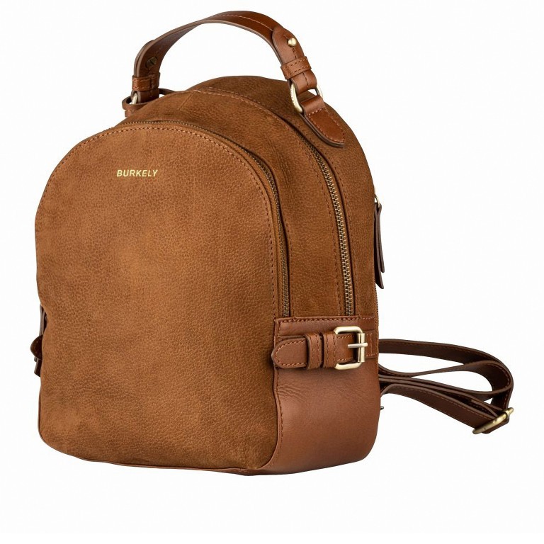 Rucksack Soul Skye 1000005-69 Cognac, Farbe: cognac, Marke: Burkely, EAN: 8717128031275, Abmessungen in cm: 23x26x10, Bild 2 von 7