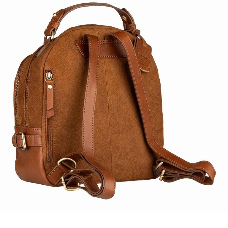 Rucksack Soul Skye 1000005-69 Cognac, Farbe: cognac, Marke: Burkely, EAN: 8717128031275, Abmessungen in cm: 23x26x10, Bild 3 von 7