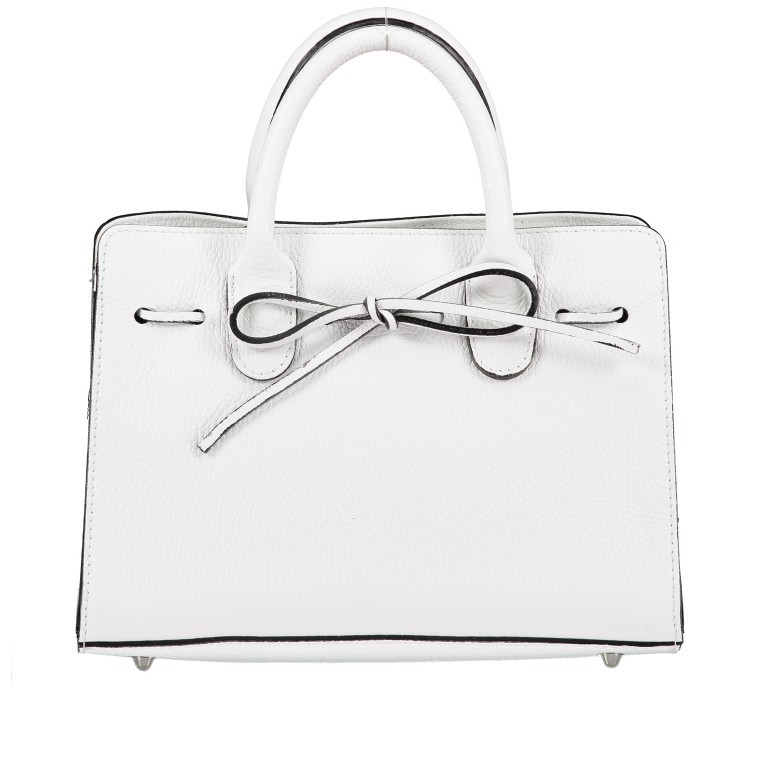 Handtasche Dollaro Weiß, Farbe: weiß, Marke: Hausfelder Manufaktur, EAN: 4065646003545, Abmessungen in cm: 28.5x21x12, Bild 1 von 7