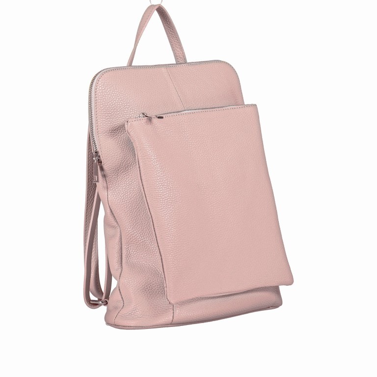 Rucksack / Umhängetasche Dollaro Rose, Farbe: rosa/pink, Marke: Hausfelder Manufaktur, EAN: 4065646003026, Abmessungen in cm: 29x38x11, Bild 2 von 9