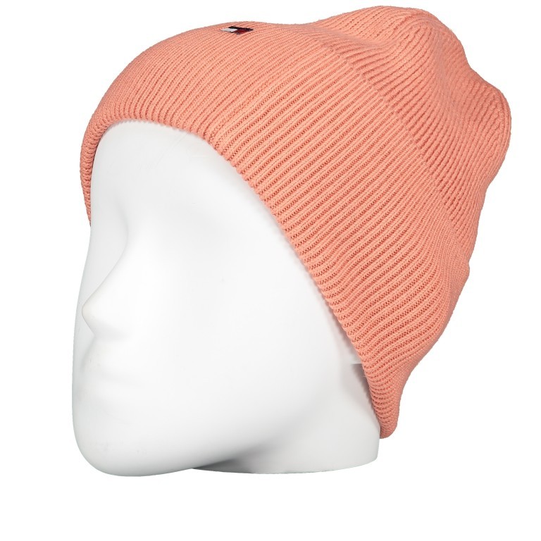 Mütze Essential Knit Beanie Clay Pink, Farbe: orange, Marke: Tommy Hilfiger, EAN: 8720111786113, Bild 1 von 2
